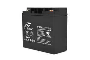 Аккумуляторная батарея AGM RITAR RT12180B, Black Case, 12V 18.0Ah (181х77х167 ) Q2