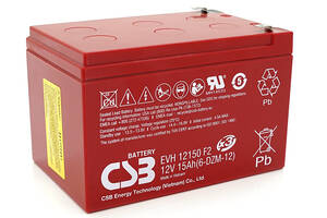 Аккумуляторная батарея CSB EVH12150, 12V 15Ah (151х98х94мм), Q4
