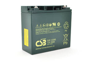 Аккумуляторная батарея CSB EVX12200, 12V 20Ah (181х77х167 мм), 6.47 kg Q4/192