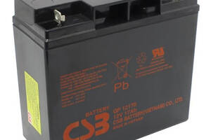 Аккумуляторная батарея CSB GP12170B1, 12V 17Ah (181х77х167мм), 5.5 kg Q4/96