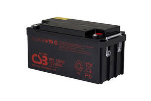 Аккумуляторная батарея CSB GPL12650, 12V 65Ah (350х166х174мм), 21.3 kgQ1