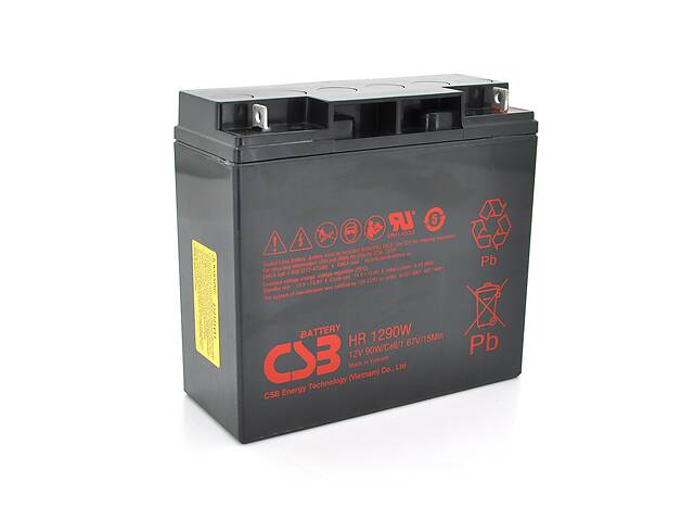 Аккумуляторная батарея CSB HR1290W, 12V 18Ah (181х159х167мм),6.8 kg Q4