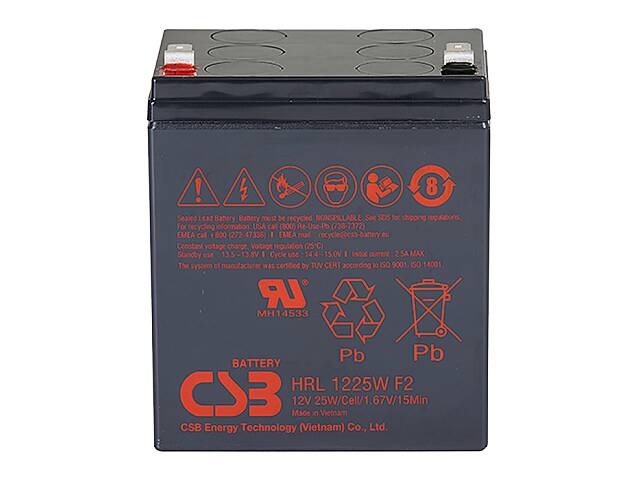 Аккумуляторная батарея CSB HRL1225WF2, 12V 5.8Ah (101х70х90мм)