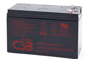 Аккумуляторная батарея CSB UPS12360, 12V7,5Ah (151х65х94мм), 2kg
