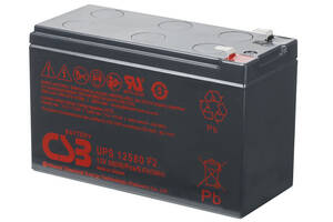 Аккумуляторная батарея CSB UPS12580, 12V 10,5Ah (151х65х99мм), 3.2kg Q10