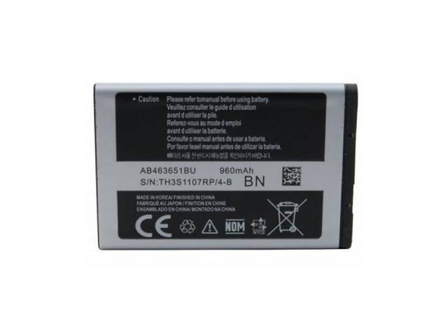 Аккумуляторная батарея для телефона Extradigital Samsung AB463651BU, C3322i (960 mAh) (BMS6412)