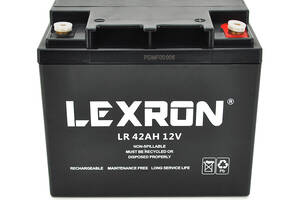Аккумуляторная батарея Lexron LR-12-42 12V 42 Ah (197 x 165 x 172) 14kg