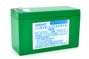 Аккумуляторная батарея литиевая QiSuo 12V 12A с элементами Li-ion 18650 (150X64,5X97,7)