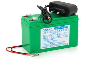 Аккумуляторная батарея литиевая QiSuo 12 V 6A с элементами Li-ion 18650 (150X65X94) вес 605 грамм + зарядное устрой...