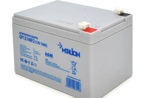Аккумуляторная батарея MERLION AGM GP12140F2 12 V 14 Ah ( 150 x 98 x 95 (100) ), 3.55 kg Q6/252