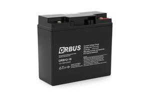 Аккумуляторная батарея ORBUS ORB1218 AGM 12V 18 Ah (180 x76x167) 5 kg Q4/192