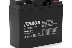 Аккумуляторная батарея ORBUS ORB1218 AGM 12V 18 Ah (180 x76x167) 5 kg Q4/192