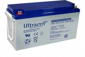 Аккумуляторная батарея Ultracell UCG150-12 GEL 12 V 150 Ah (485 x 170 x 240) White Q1/34