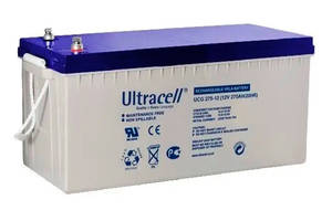 Аккумуляторная батарея Ultracell UCG275-12 GEL 12 V 275 Ah (522 x 268 x 226) White Q1/24