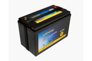 Аккумуляторная батарея Vipow LiFePO4 12,8V 100Ah со встроенной ВМS платой 80A