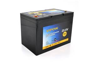 Аккумуляторная батарея Vipow LiFePO4 25,6V 30Ah со встроенной ВМS платой 25A (230*128*209)