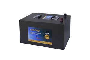 Аккумуляторная батарея Vipow LiFePO4 51,2V 200Ah со встроенной ВМS платой 100A (520*400*300)