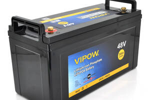 Аккумуляторная батарея Vipow LiFePO4 51,2V 30Ah со встроенной ВМS платой 40A, 48V (550*210*220), 14kg