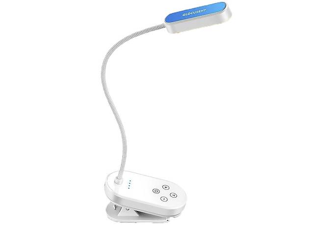 Аккумуляторная настольная лампа Glocusent Mini clip-on Book light White N