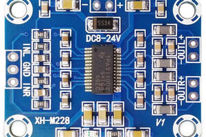 Аудио усилитель XH-M228 на чипе TPA3110 мощность 2х15 W