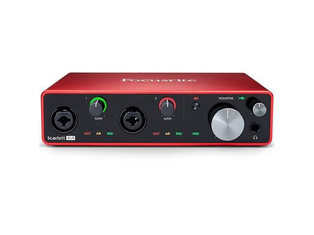 Аудіоінтерфейс Focusrite Scarlett 4i4 3rd Gen