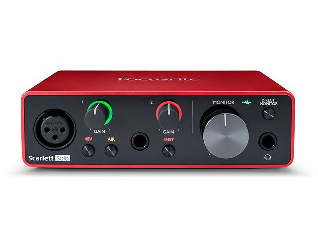 Аудіоінтерфейс Focusrite Scarlett Solo 3rd Gen