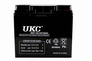 Батарея аккумуляторная свинцово-кислотная 12V/18A UKC (1780810301)