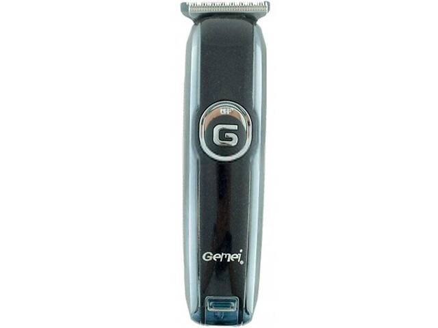 Беспроводная машинка для стрижки волос Gemei GM-6050 Черный с серым (200412)