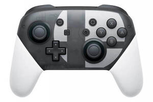 Беспроводной геймпад RMC Pro Controller Black White Super Smash Bros.