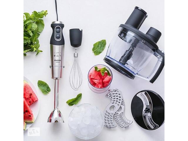 Блендер MAGIO MG-642, блендер для дитячого пюре, блендер для дому, блендер для кухні, електричний - Фото 4