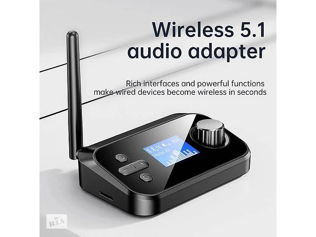 Bluetooth 5.1 приемник-передатчик Q Sound C41 PRO LCD Display