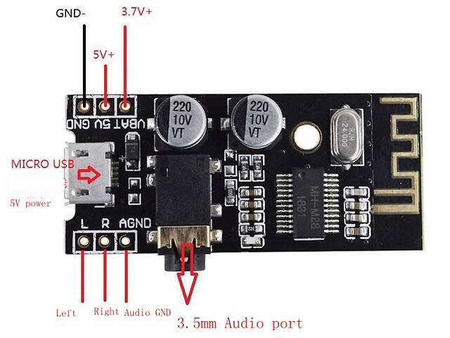 Bluetooth MH-M28 аудиоресивер