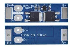 BMS 1s плата защиты LiFePo4 аккумулятора 3,2 В 12A