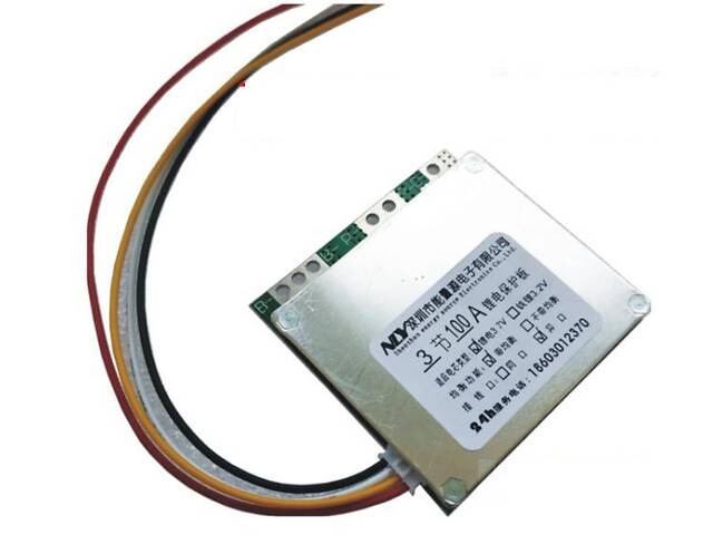 BMS контроллер 3S Li-Ion 18650 12V 65A MAX 100 A заряда/разряда