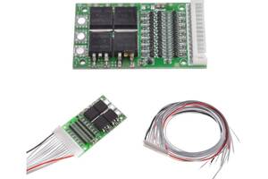 BMS контроллер 6-13S аккум 3,7 V Li-ion 24-48V 25A заряда/разряда универсальный