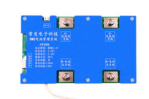 BMS плата Changfa LiFePo4 14.6V 4S 200A (до 40V)