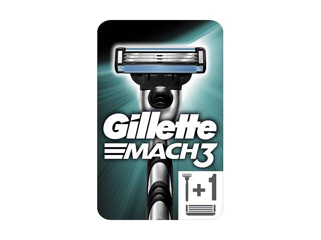 Бритва Gillette Mach3 с 2 сменными картриджами (7702018020706)