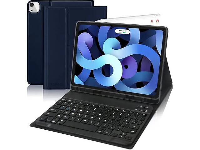 Чехол клавиатура для Ipad Air 5 2022, Air 4 2020 10,9 дюйма, Ipad Pro 11 поколения 4-3-2-1, съемная Bluetooth-