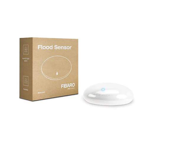 Датчик протечки и температуры FIBARO Flood Sensor FGFS-101