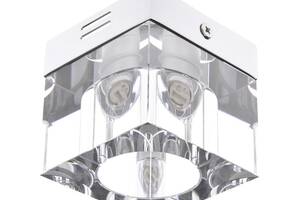 Декоративный точечный светильник Brille HDL-G182 Хром L13-013