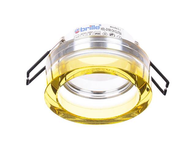 Декоративный точечный светильник Brille HDL-G190 Желтый L13-034