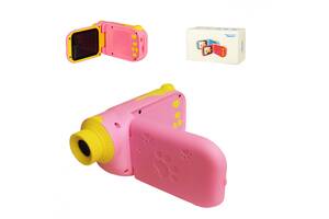 Дитяча цифрова відеокамера C138 з картою пам'яті (Рожевий)