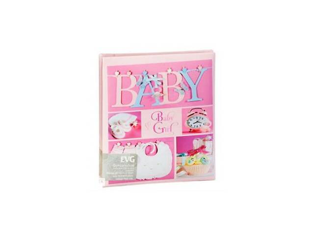 Детский фотоальбом EVG 20SHEET BABY COLLAGE W/BOX 6239789 розовый