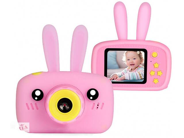 Детский цифровой фотоаппарат Smart Kids TOY G 9 Rabbit Розовый (669932)