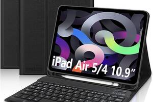 DINGRICH Чохол з клавіатура для iPad Air 5 покоління 2022/Air 4 2020 бездротова клавіатура з італійською расою