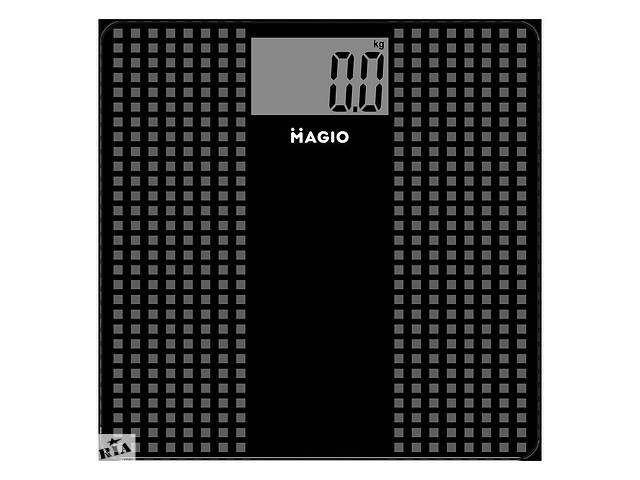 Электронные напольные весы MAGIO MG-801 до 180 кг Black