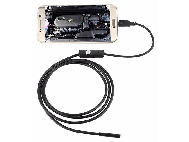 Электронный эндоскоп 7mm длина 1,5м для смартфона Android