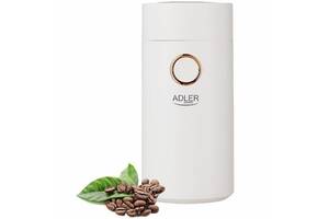 Электрическая кофемолка Adler AD 4446 white gold