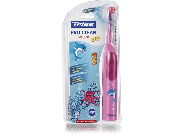 Электрическая зубная щетка Trisa Pro Clean Impulse Kid 4689.1210 (4204)