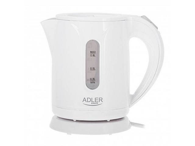 Электрический чайник 0.8 л Adler AD 1371w White